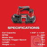 ПИЛА СТРІЧКОВА ПО МЕТАЛУ M12 FUEL Compact Band Saw Bare Tool