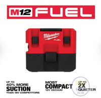ПИЛОСМОК  Milwaukee Tool M12 Fuel™ Cordless 1.6 Gallon Wet/Dry Vacuum
