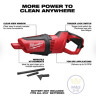 ПИЛОСМОК МІНІ Milwaukee M12 12V Compact Vacuum w/ Crevice Tool - Bare Tool